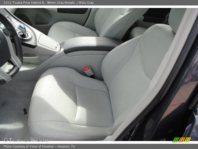 Winter Gray Metallic / Misty Gray 2011 Toyota Prius Hybrid III