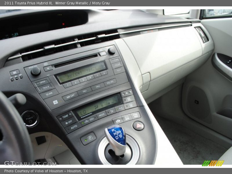 Winter Gray Metallic / Misty Gray 2011 Toyota Prius Hybrid III