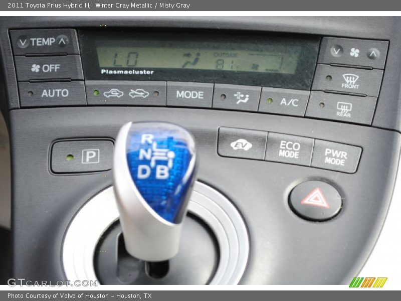 Winter Gray Metallic / Misty Gray 2011 Toyota Prius Hybrid III