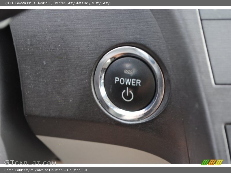 Winter Gray Metallic / Misty Gray 2011 Toyota Prius Hybrid III