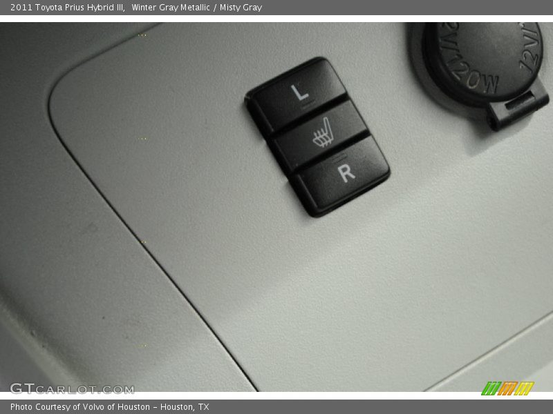 Winter Gray Metallic / Misty Gray 2011 Toyota Prius Hybrid III