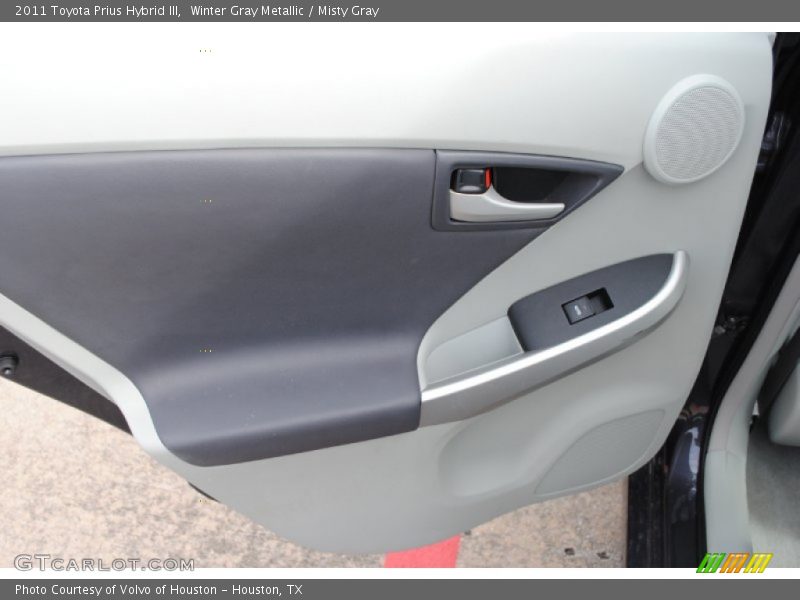 Winter Gray Metallic / Misty Gray 2011 Toyota Prius Hybrid III
