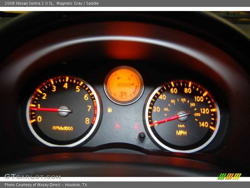 Magnetic Gray / Saddle 2008 Nissan Sentra 2.0 SL