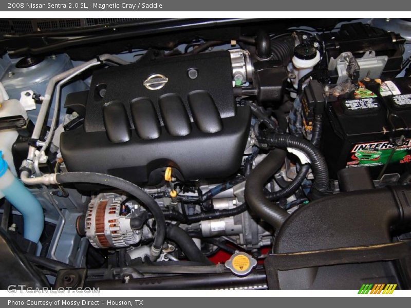 Magnetic Gray / Saddle 2008 Nissan Sentra 2.0 SL