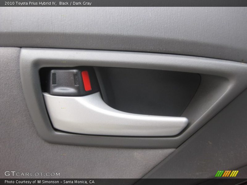 Black / Dark Gray 2010 Toyota Prius Hybrid IV