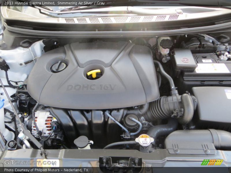 Shimmering Air Silver / Gray 2013 Hyundai Elantra Limited