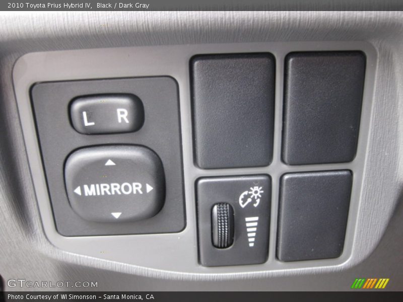 Black / Dark Gray 2010 Toyota Prius Hybrid IV
