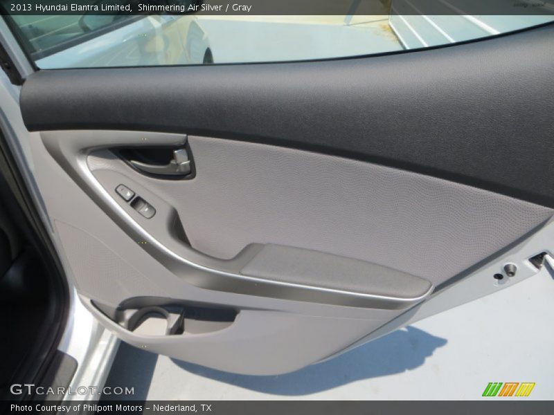 Shimmering Air Silver / Gray 2013 Hyundai Elantra Limited