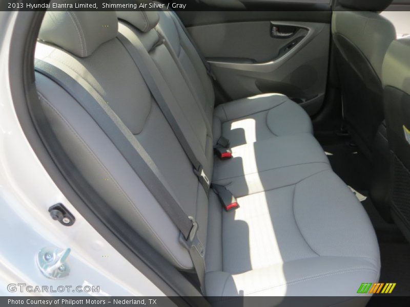 Shimmering Air Silver / Gray 2013 Hyundai Elantra Limited