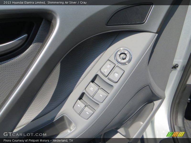 Shimmering Air Silver / Gray 2013 Hyundai Elantra Limited