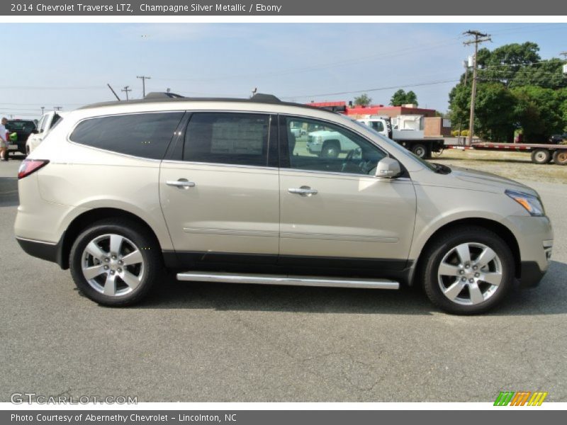  2014 Traverse LTZ Champagne Silver Metallic