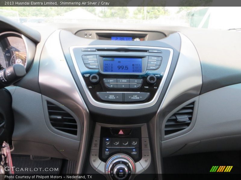 Shimmering Air Silver / Gray 2013 Hyundai Elantra Limited