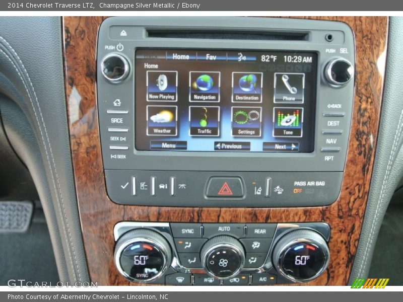Controls of 2014 Traverse LTZ