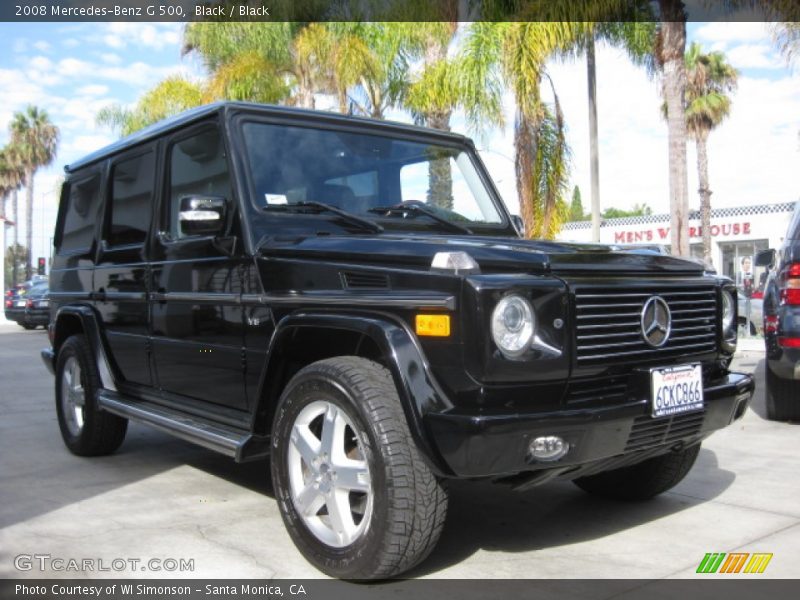 Black / Black 2008 Mercedes-Benz G 500