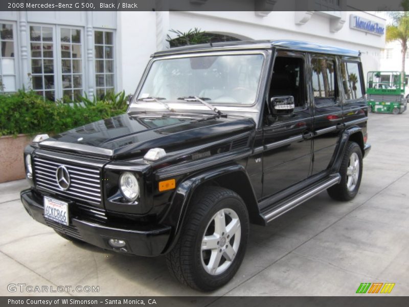 Black / Black 2008 Mercedes-Benz G 500