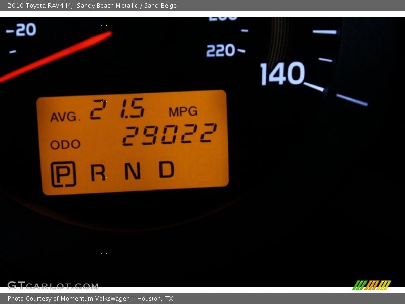 Sandy Beach Metallic / Sand Beige 2010 Toyota RAV4 I4