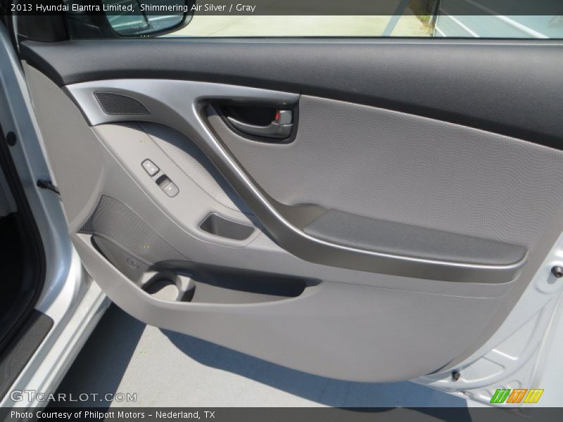 Shimmering Air Silver / Gray 2013 Hyundai Elantra Limited