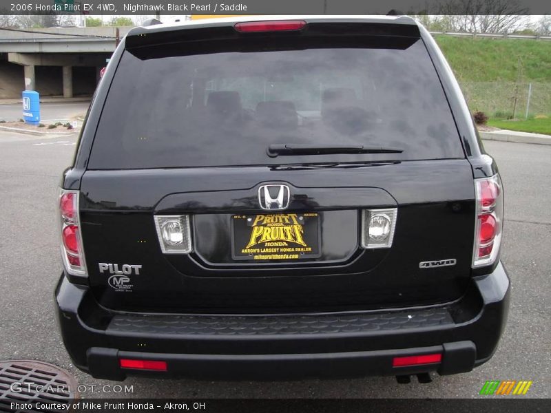 Nighthawk Black Pearl / Saddle 2006 Honda Pilot EX 4WD