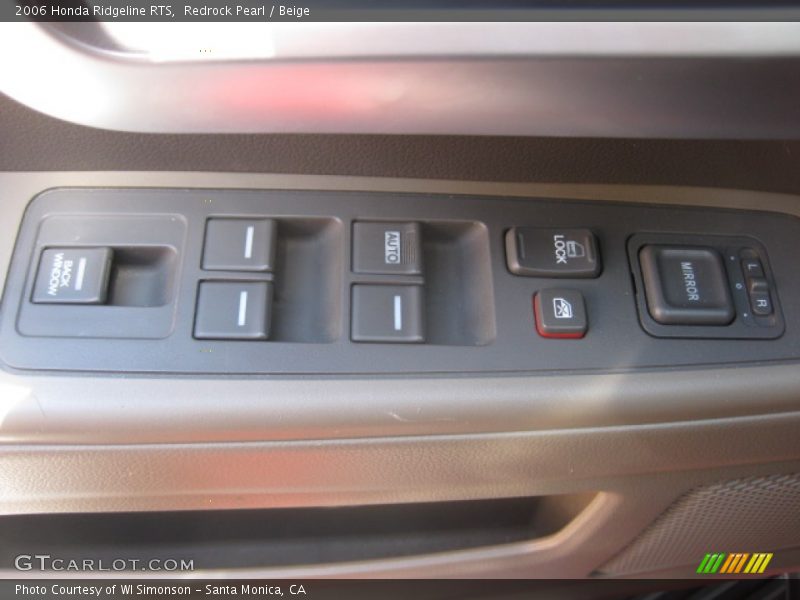 Controls of 2006 Ridgeline RTS