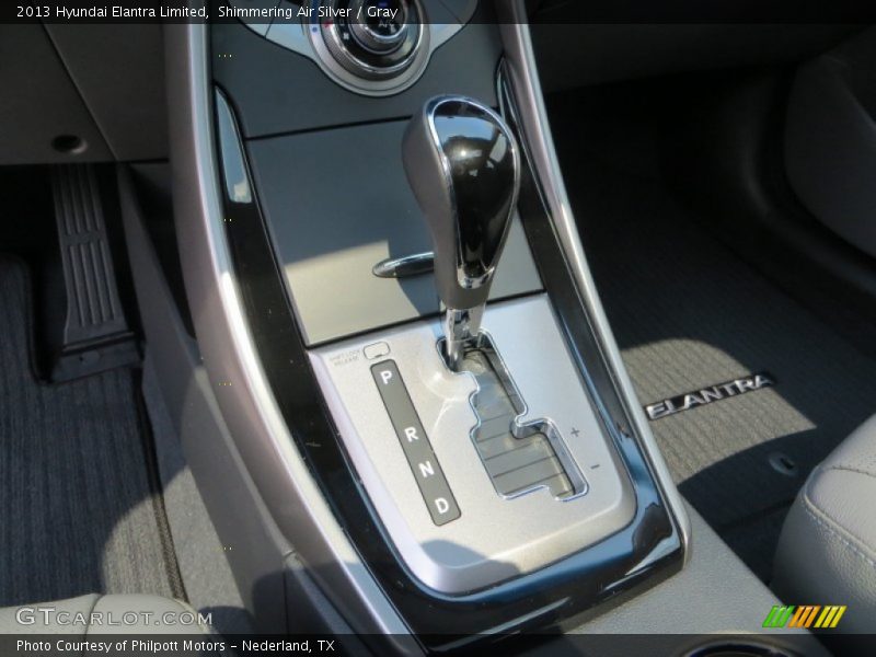 Shimmering Air Silver / Gray 2013 Hyundai Elantra Limited