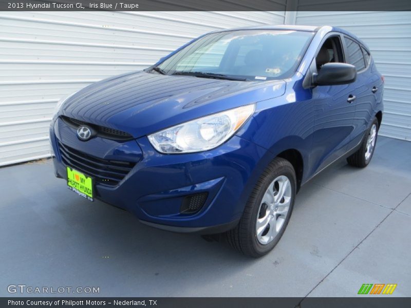 Iris Blue / Taupe 2013 Hyundai Tucson GL