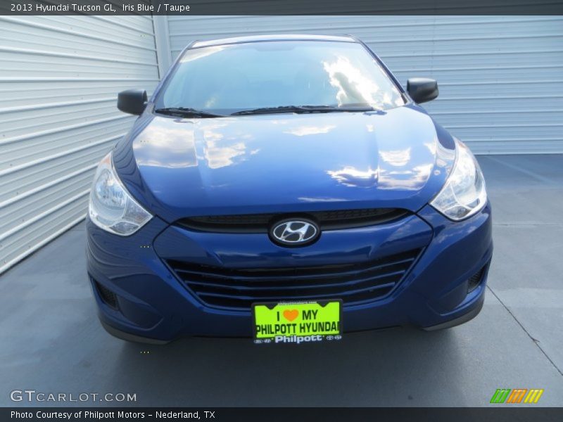 Iris Blue / Taupe 2013 Hyundai Tucson GL