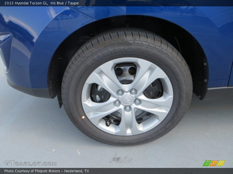 Iris Blue / Taupe 2013 Hyundai Tucson GL