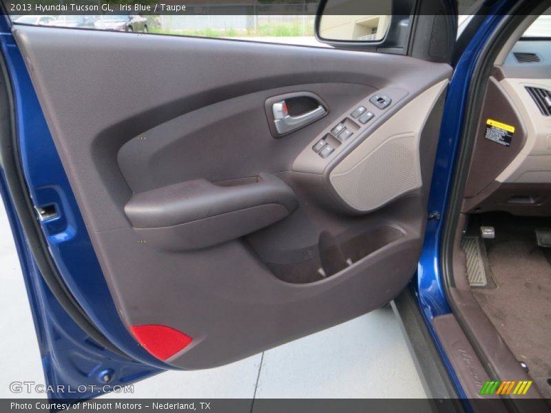 Iris Blue / Taupe 2013 Hyundai Tucson GL