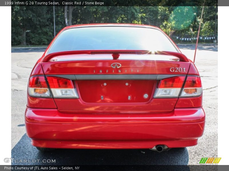 Classic Red / Stone Beige 1999 Infiniti G 20 Touring Sedan