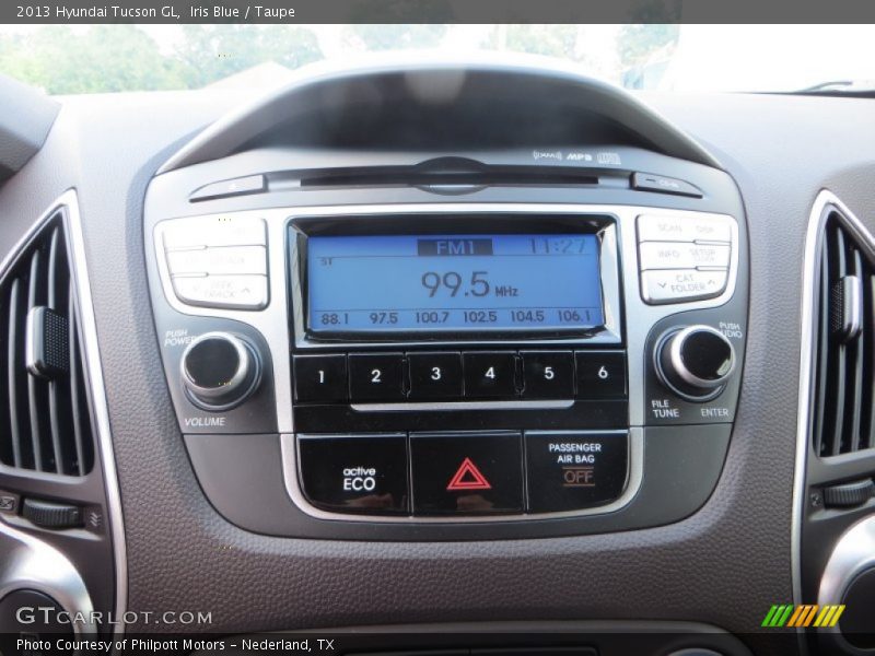 Iris Blue / Taupe 2013 Hyundai Tucson GL