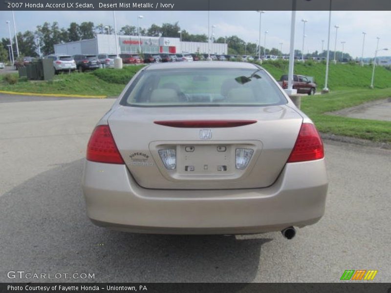 Desert Mist Metallic / Ivory 2007 Honda Accord LX Sedan