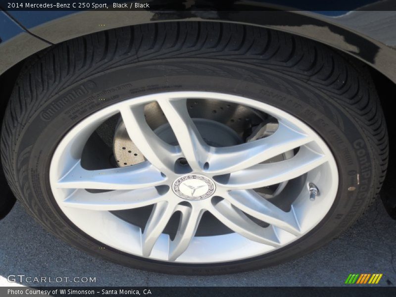 Black / Black 2014 Mercedes-Benz C 250 Sport