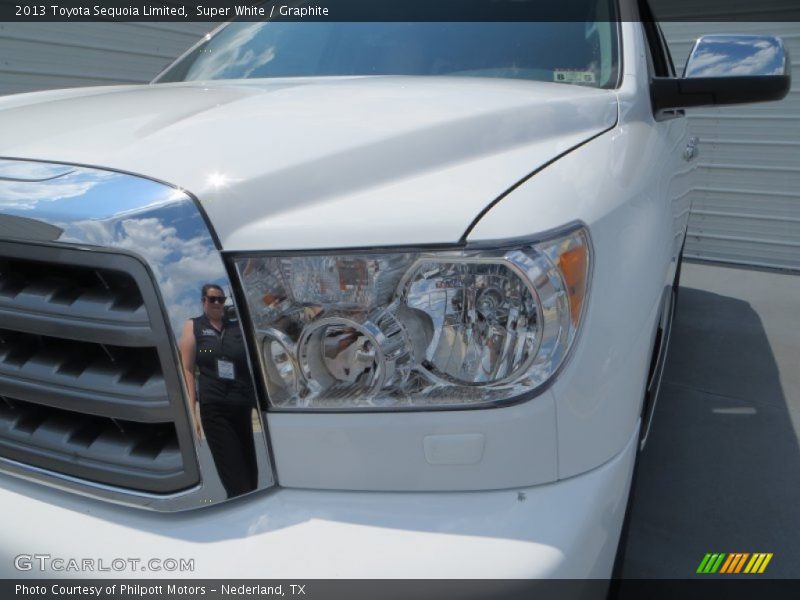 Super White / Graphite 2013 Toyota Sequoia Limited