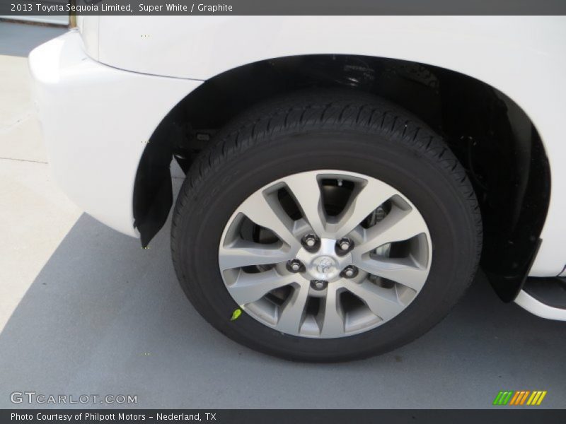 Super White / Graphite 2013 Toyota Sequoia Limited