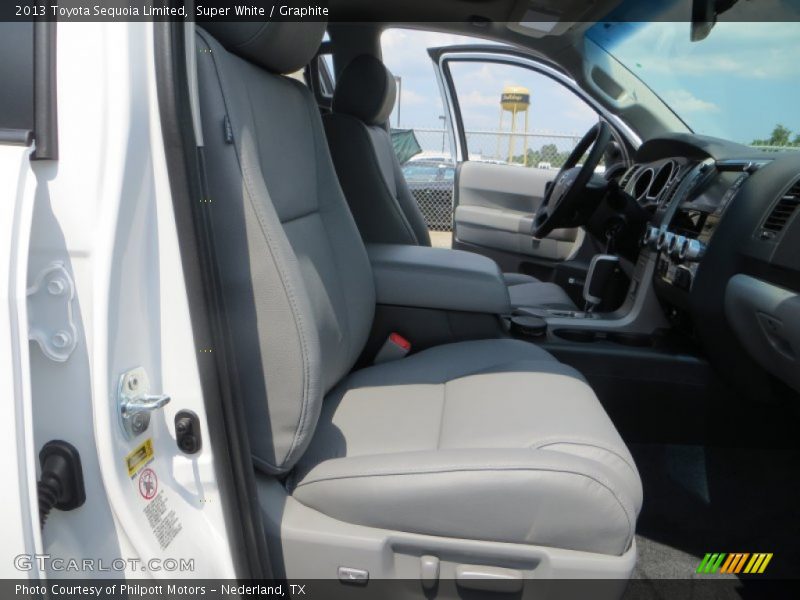 Super White / Graphite 2013 Toyota Sequoia Limited
