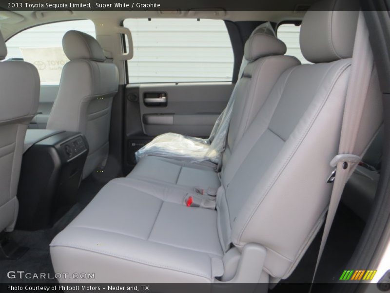 Super White / Graphite 2013 Toyota Sequoia Limited
