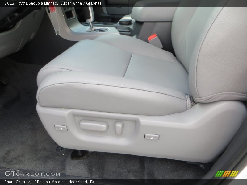 Super White / Graphite 2013 Toyota Sequoia Limited