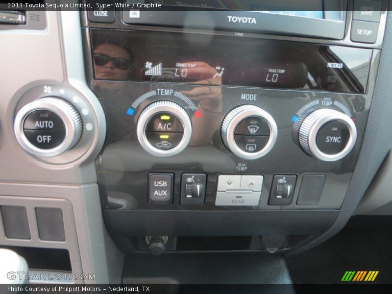 Super White / Graphite 2013 Toyota Sequoia Limited
