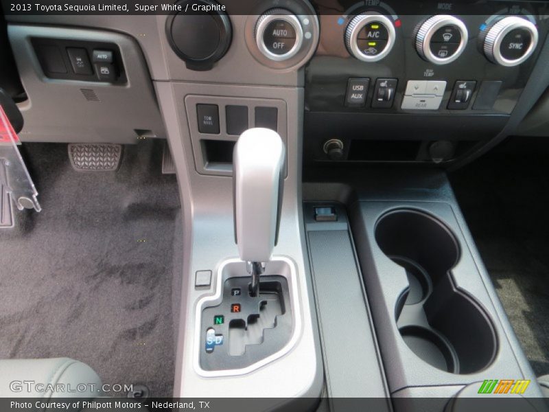 Super White / Graphite 2013 Toyota Sequoia Limited