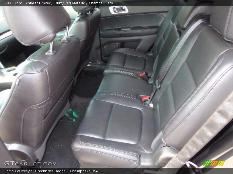 Ruby Red Metallic / Charcoal Black 2013 Ford Explorer Limited