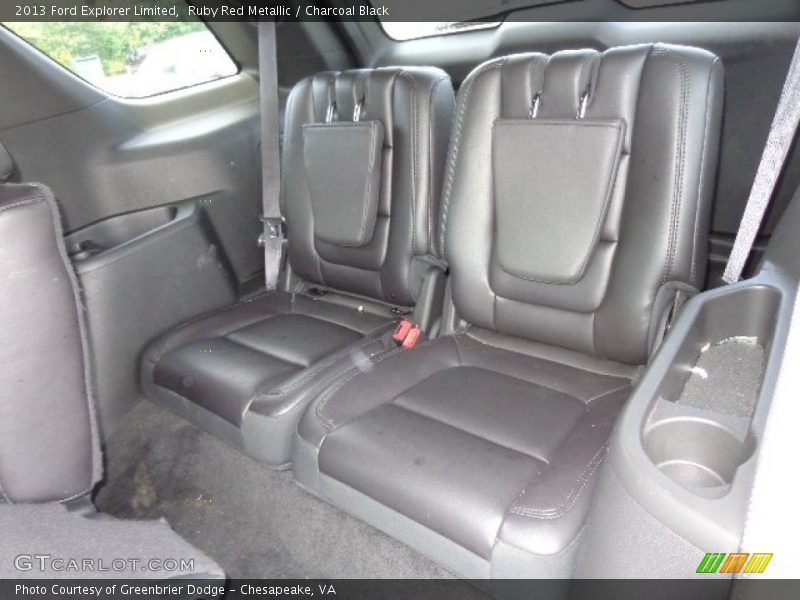 Ruby Red Metallic / Charcoal Black 2013 Ford Explorer Limited