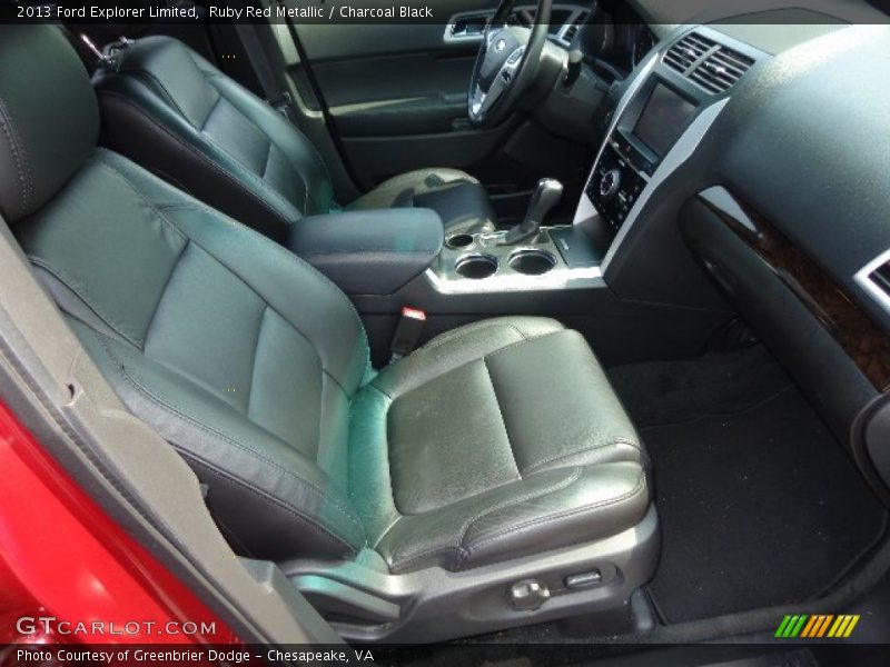 Ruby Red Metallic / Charcoal Black 2013 Ford Explorer Limited