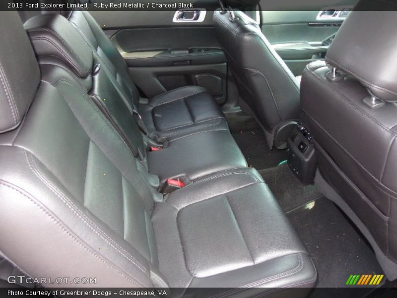 Ruby Red Metallic / Charcoal Black 2013 Ford Explorer Limited
