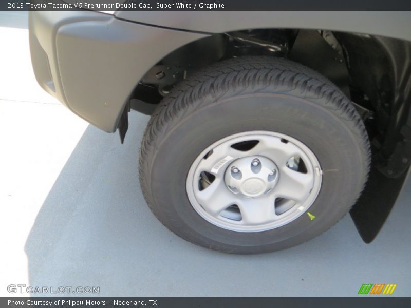 Super White / Graphite 2013 Toyota Tacoma V6 Prerunner Double Cab