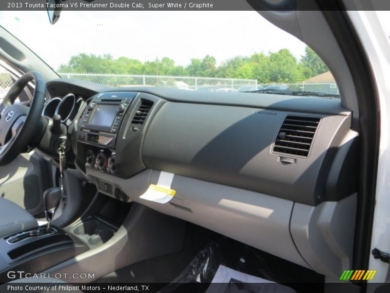 Super White / Graphite 2013 Toyota Tacoma V6 Prerunner Double Cab