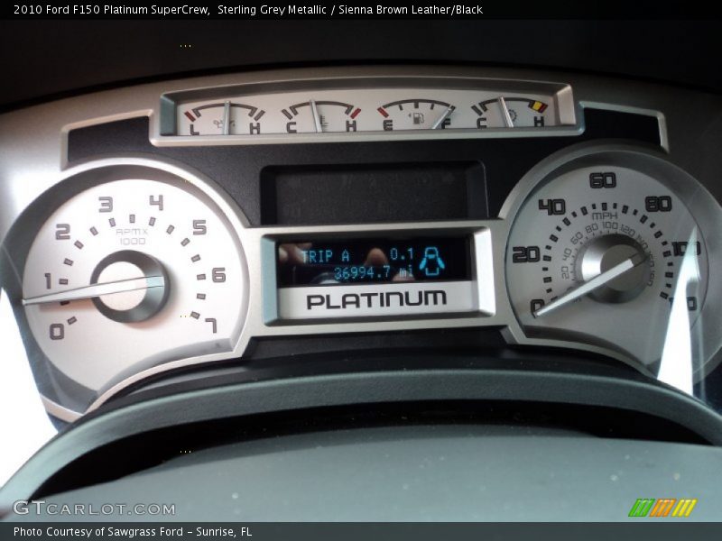  2010 F150 Platinum SuperCrew Platinum SuperCrew Gauges