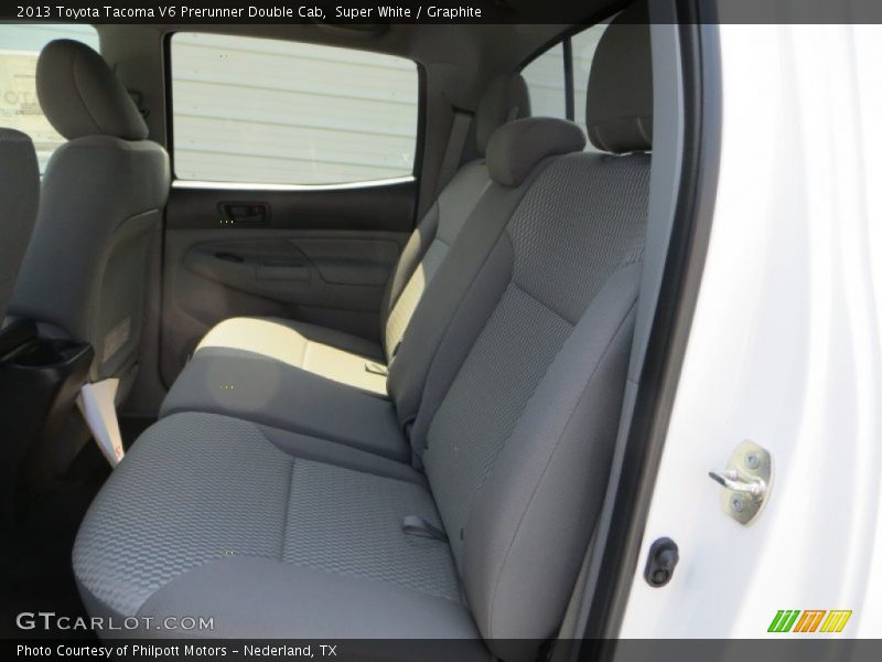 Super White / Graphite 2013 Toyota Tacoma V6 Prerunner Double Cab