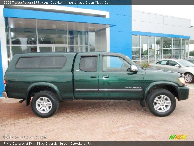 Imperial Jade Green Mica / Oak 2003 Toyota Tundra SR5 Access Cab 4x4