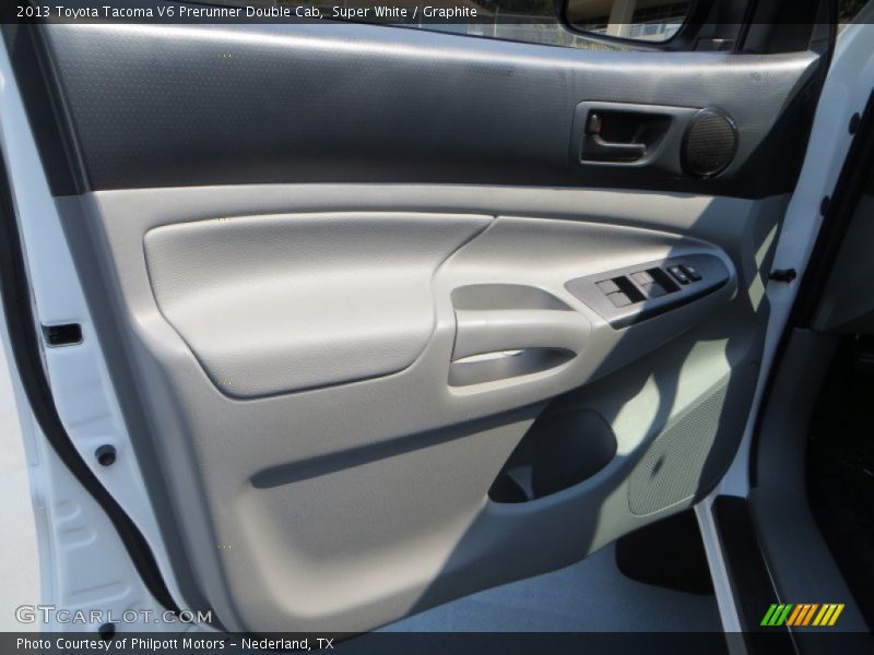 Super White / Graphite 2013 Toyota Tacoma V6 Prerunner Double Cab