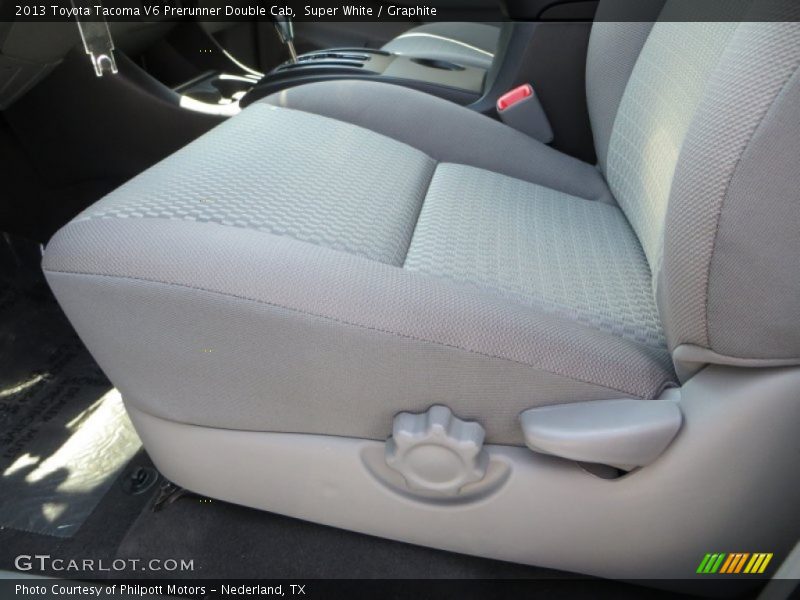 Super White / Graphite 2013 Toyota Tacoma V6 Prerunner Double Cab